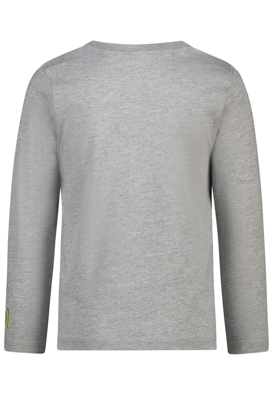 Salt and Pepper Shirt Traktor Erntearbeit light grey