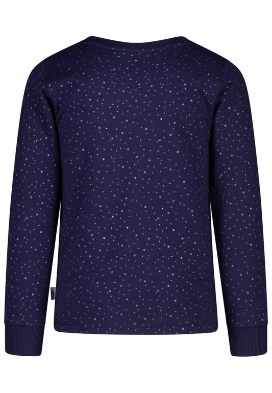 Salt and Pepper Sweaty Einhorn Wendepailletten true navy