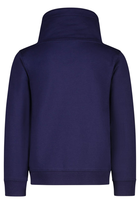 Salt and Pepper Sweaty Pferd Umschlagkragen true navy