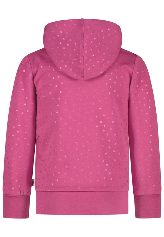 Salt and Pepper Kapuzensweat Schmetterling Love red violet