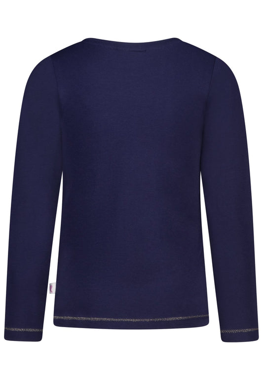 Salt and Pepper Shirt Einhorn / Stern Glitzer true navy