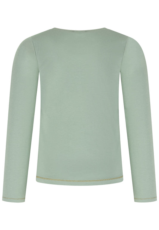 Salt and Pepper Shirt Schmetterlinge smoke green