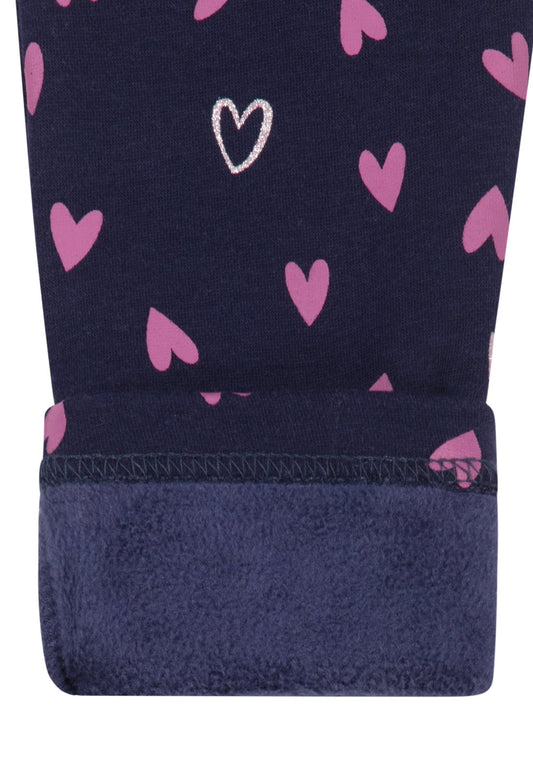 Salt and Pepper Thermolegging Herzen true navy