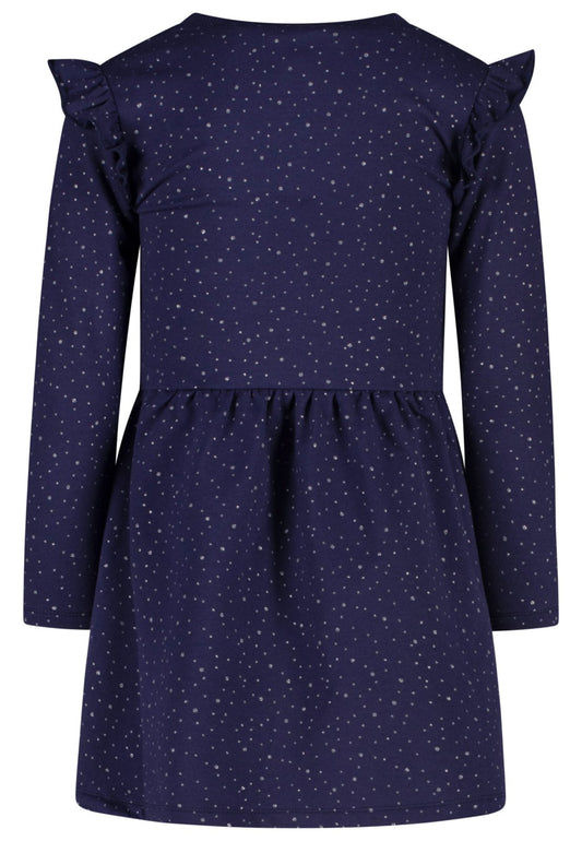 Salt and Pepper Shirtkleid Glitzerherz Tüll true navy