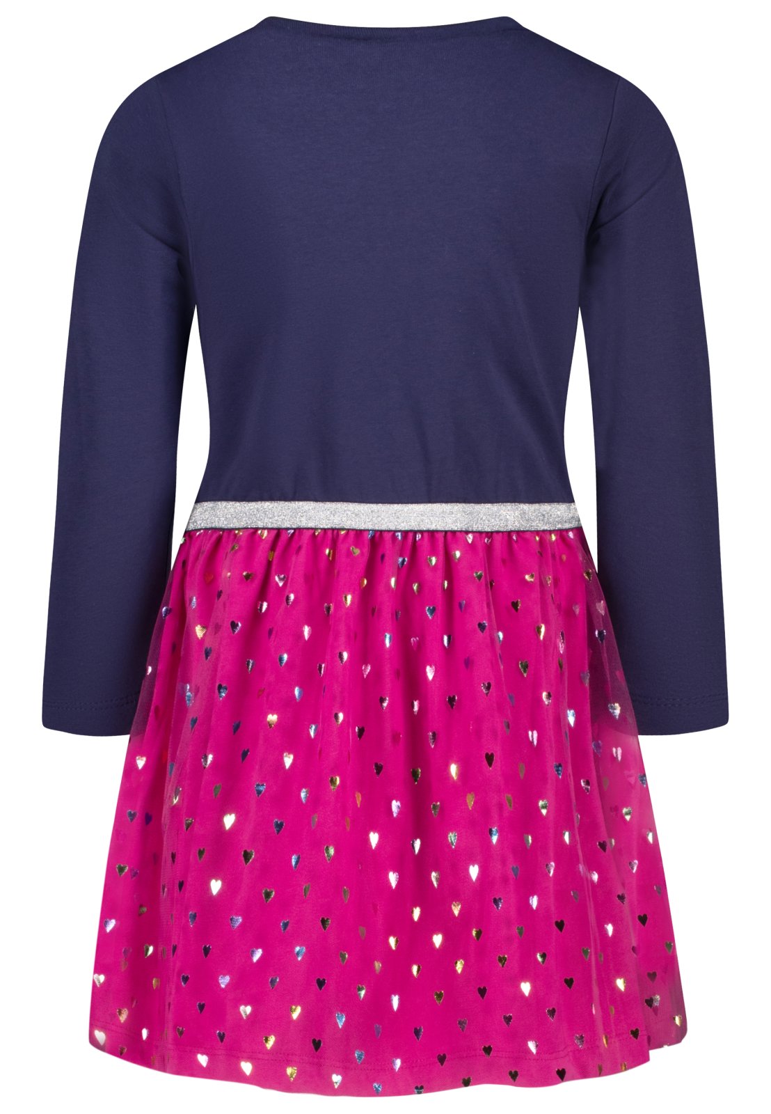 Salt and Pepper Shirtkleid Herz Wendepailletten true navy