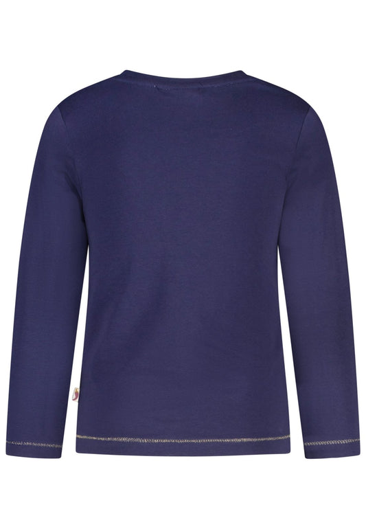 Salt and Pepper Shirt Schmetterlinge true navy