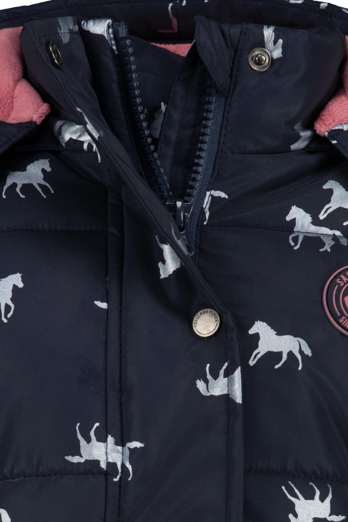 Salt and Pepper Winterjacke / Anorak Pferde true navy