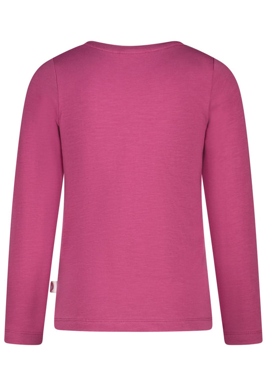 Salt and Pepper Shirt Glitzerherz red violet