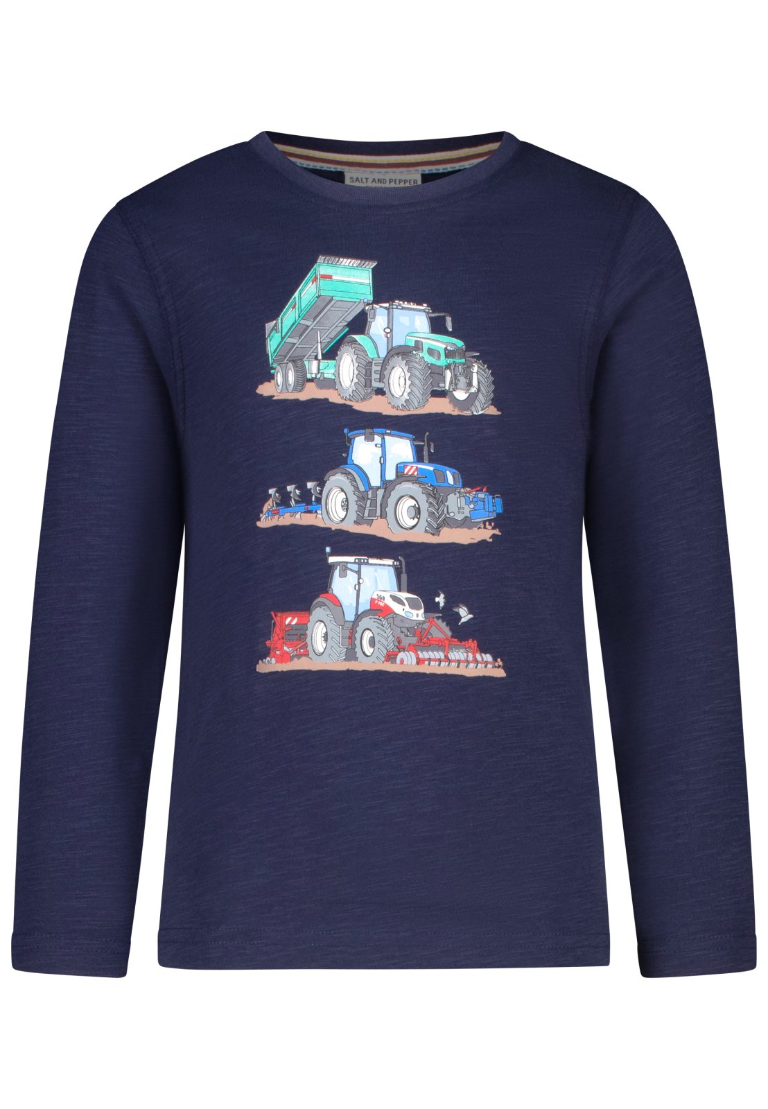 Salt and Pepper Shirt Traktoren true navy