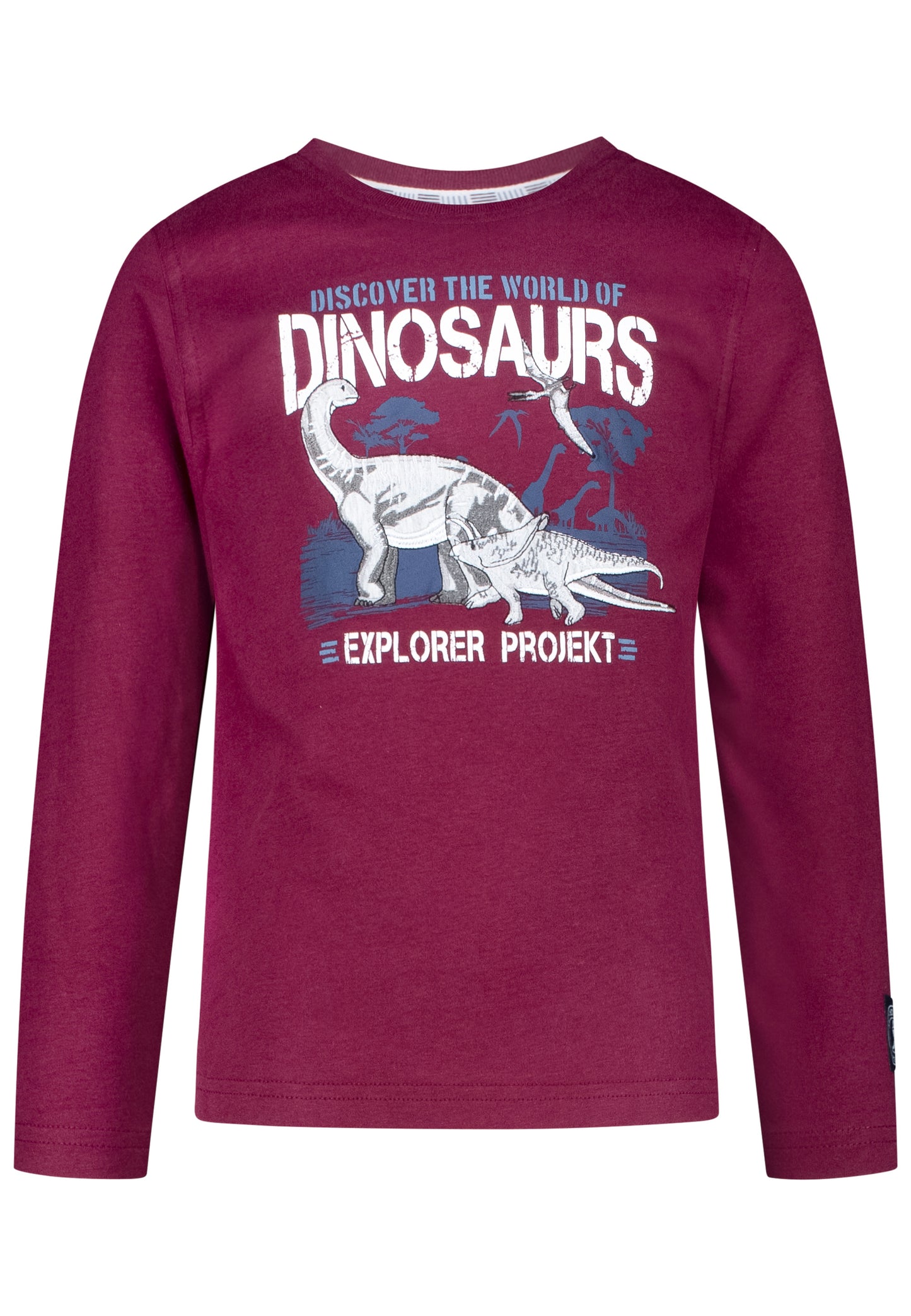 Salt and Pepper Shirt Dino World of Dinosaurs chili red - Mustwerteil