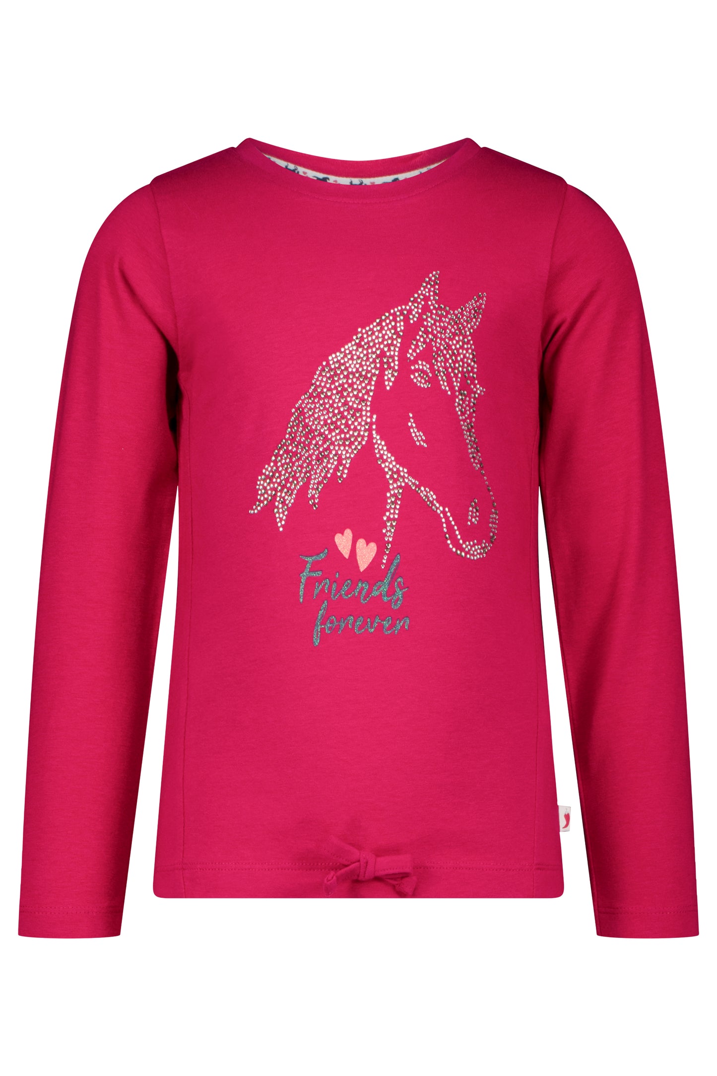 Salt and Pepper Langarmshirt Pferdekopf very berry - Musterteil