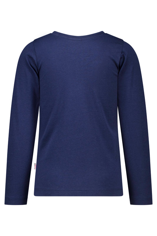 Salt and Pepper Shirt Schmetterlinge/Blumen true navy