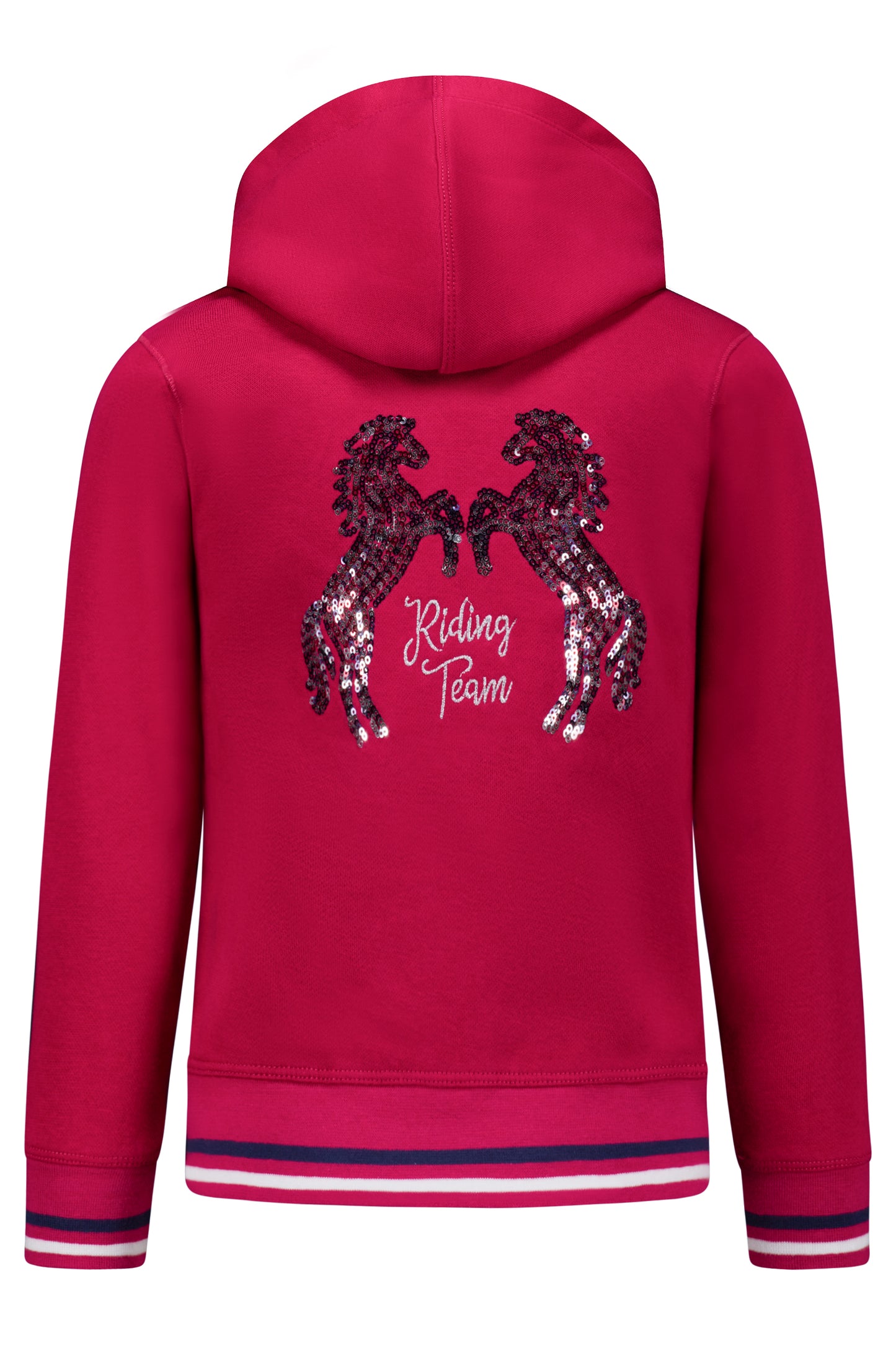 Salt and Pepper Sweatjacke Herz/Pferde very berry - Musterteil