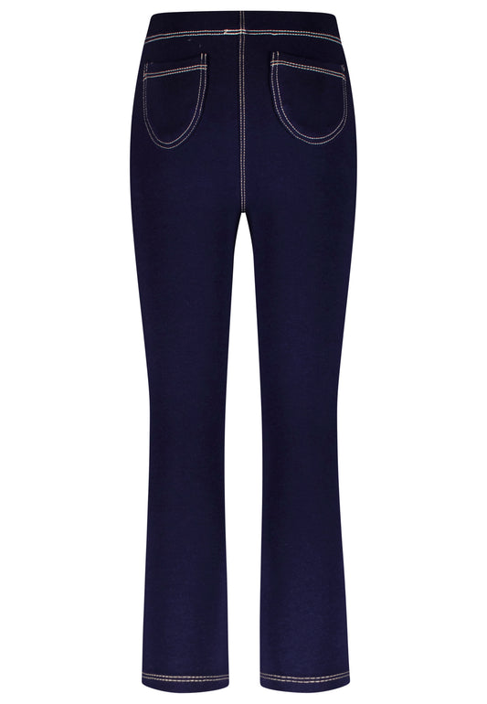 Salt and Pepper Legging Pferd/Herz true navy - Musterteil