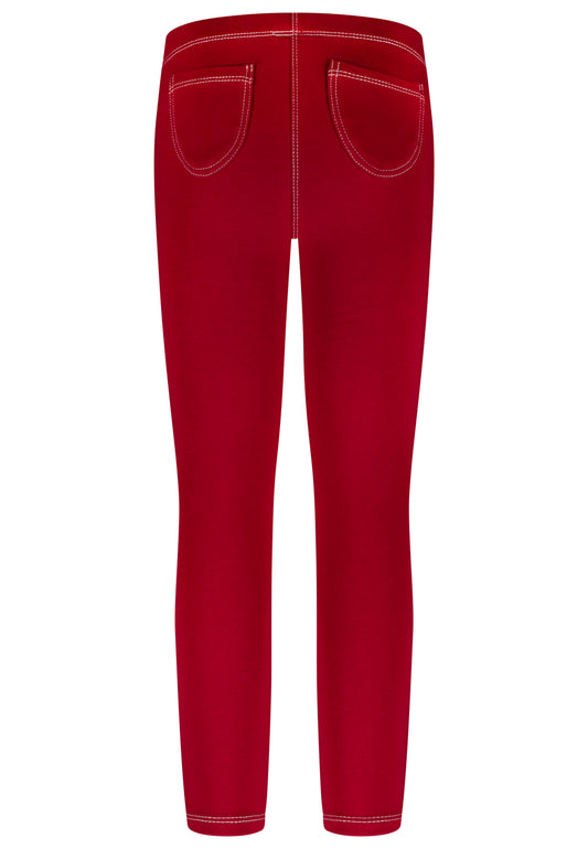 Salt and Pepper Legging Pferd/Herz very berry - Musterteil