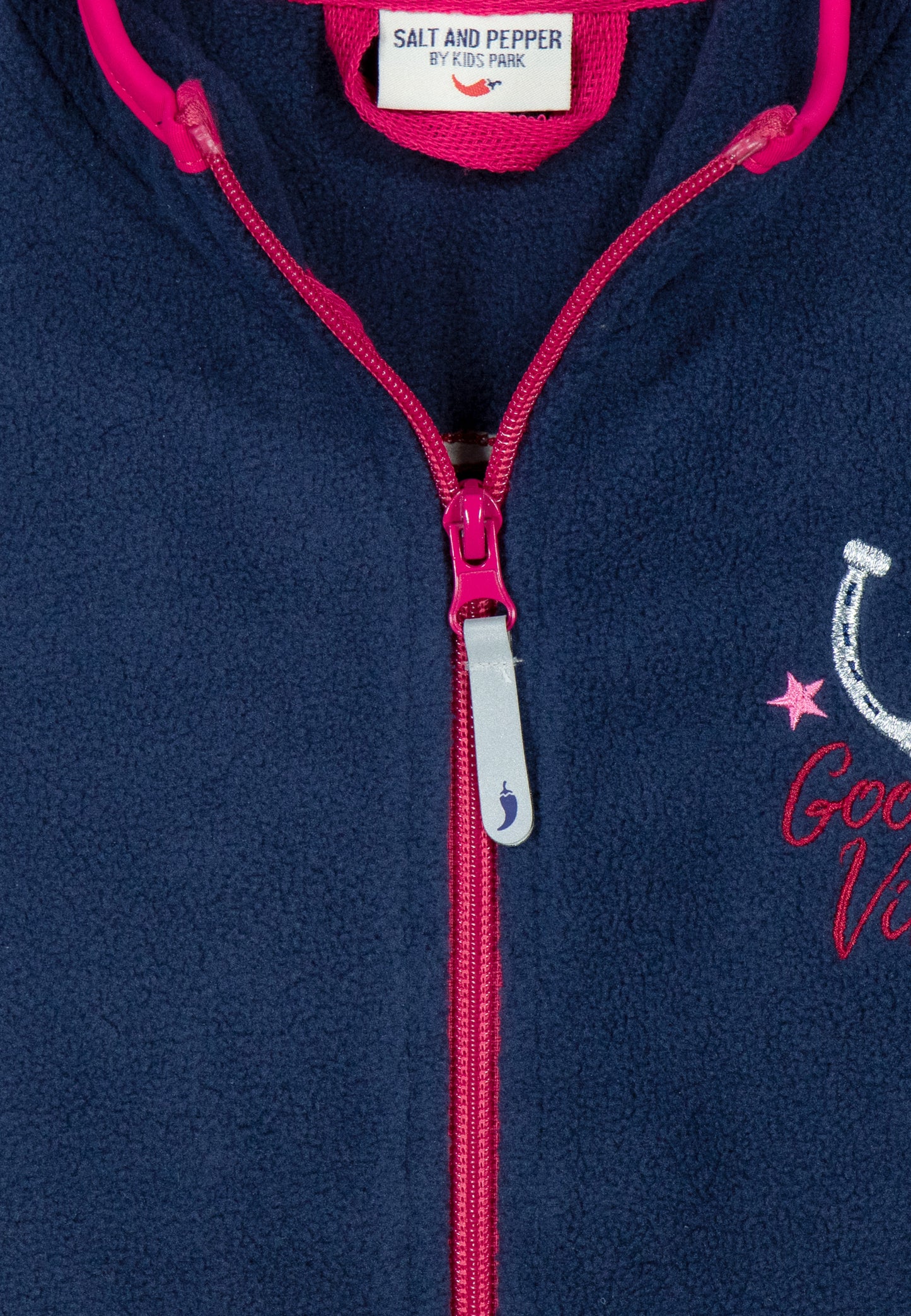 Salt and Pepper Fleecejacke Pferde true navy - Musterteil
