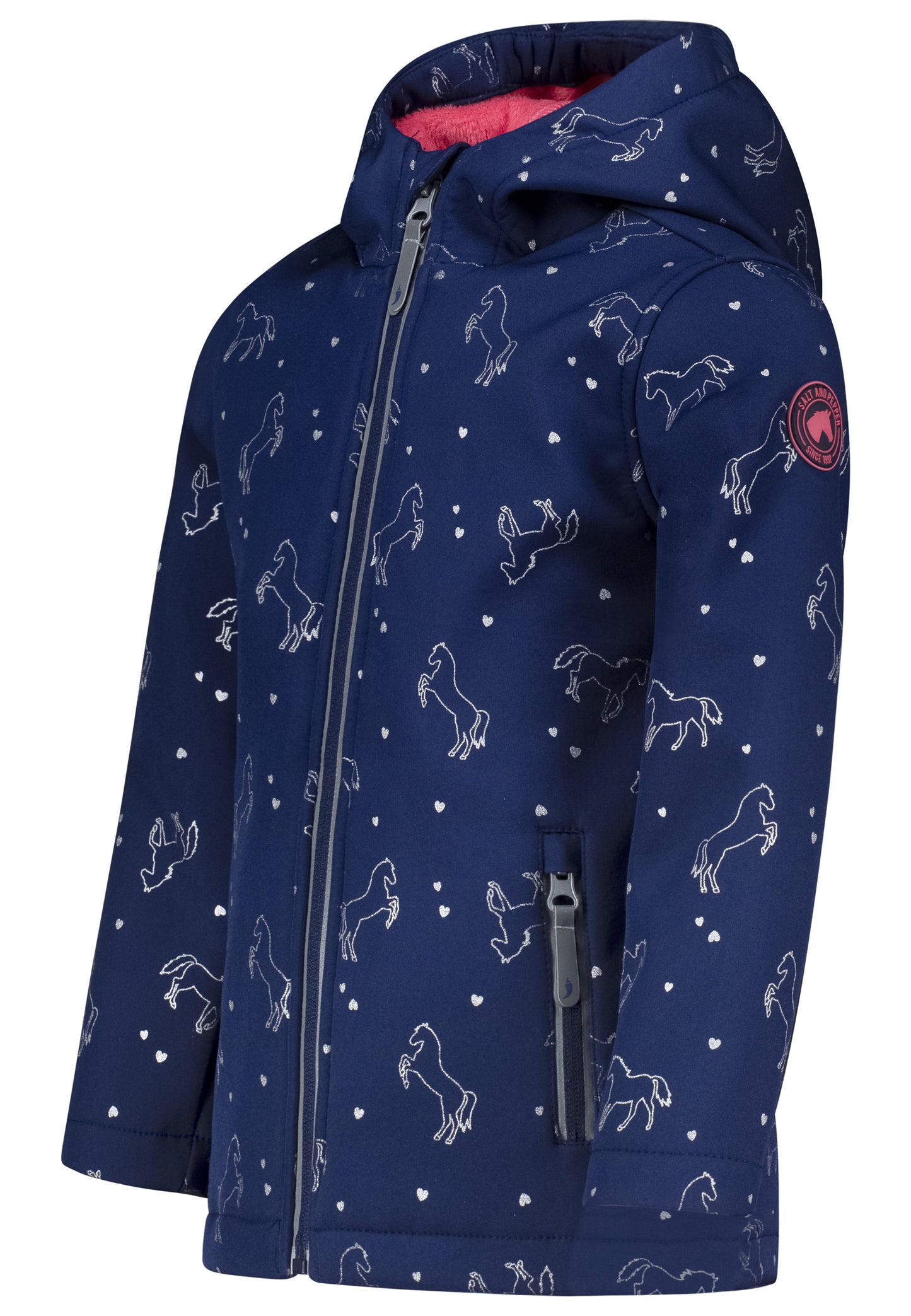 Salt and Pepper Softshelljacke Pferde true navy - Musterteil
