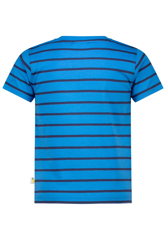 Salt and Pepper T-Shirt Feuerwehr Team Streifen monaco blue - Musterteil