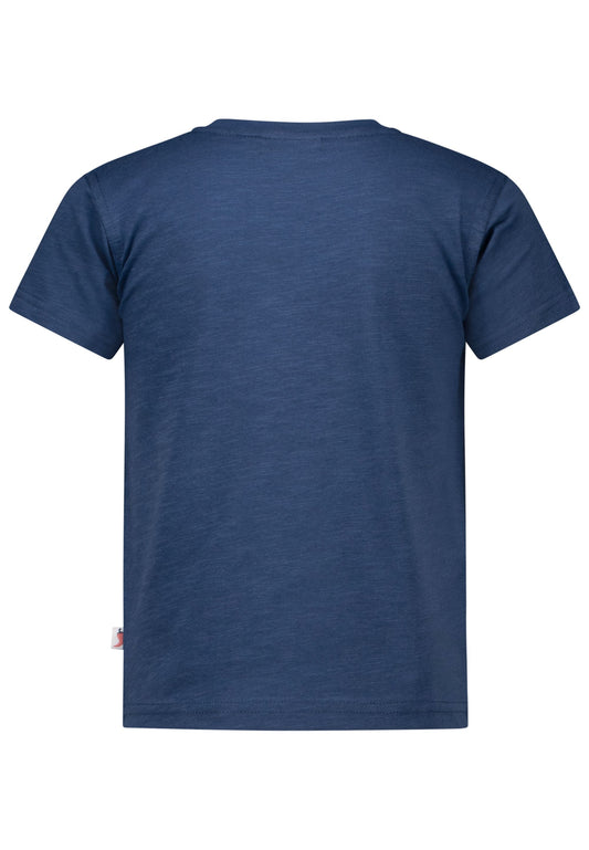 Salt and Pepper T-Shirt Feuerwehr (Motiv leuchtet) midnight blue - Musterteil