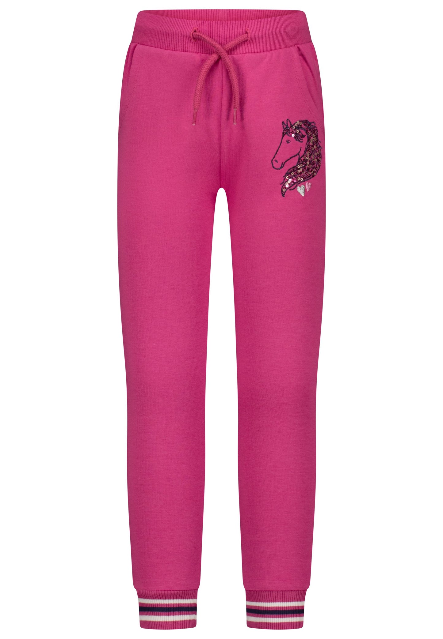 Salt and Pepper Sweathose Pferd camelia pink - Musterteil