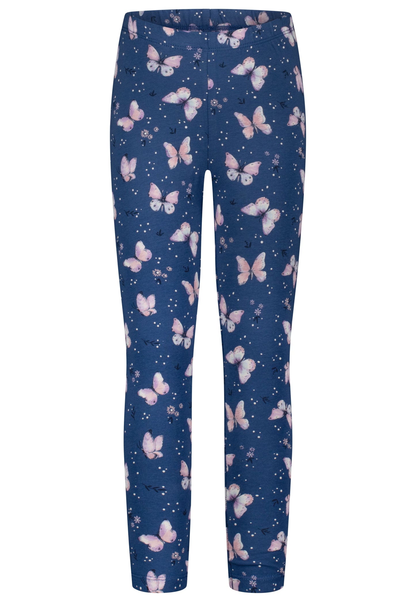 Salt and Pepper Legging Schmetterlinge ink blue - Musterteil