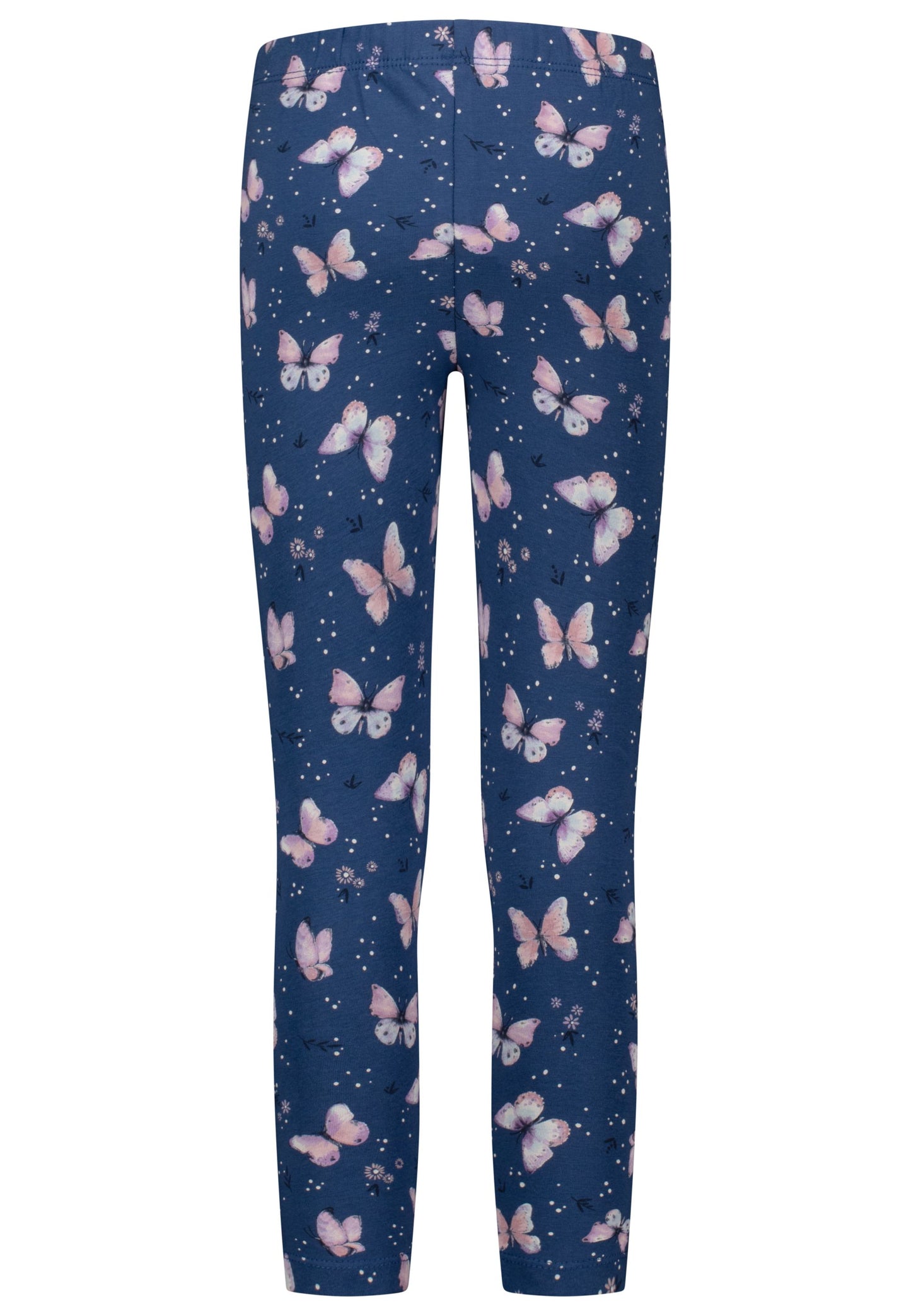 Salt and Pepper Legging Schmetterlinge ink blue - Musterteil