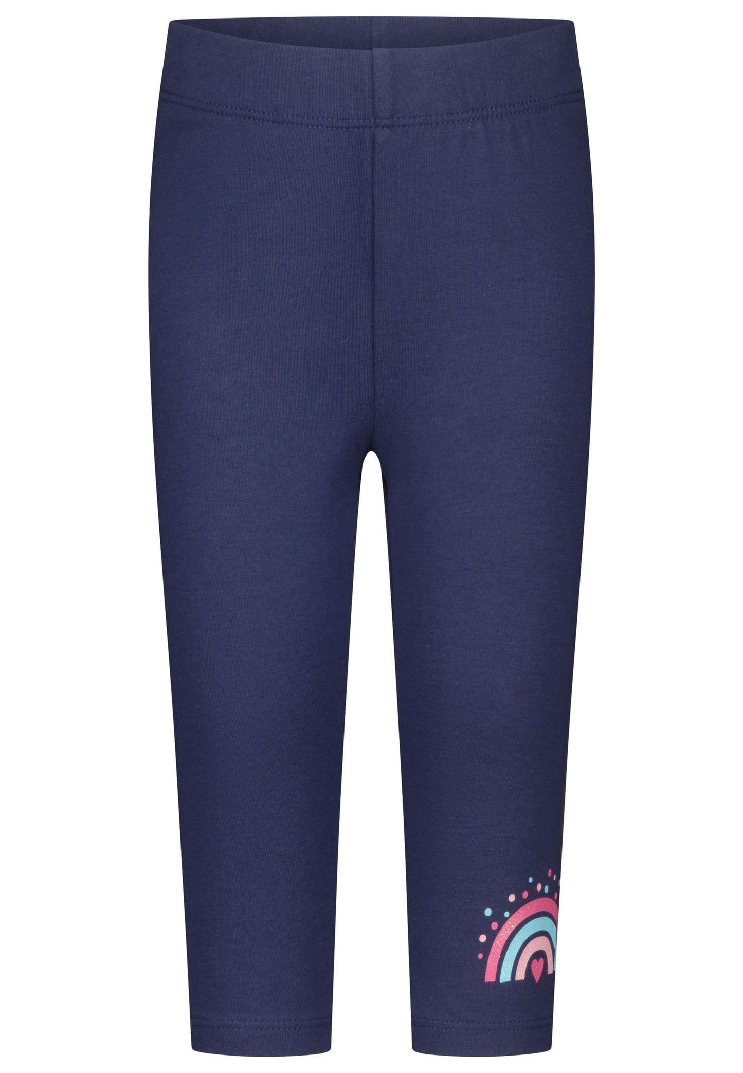 Salt and Pepper Caprilegging Rainbow Herzen true navy