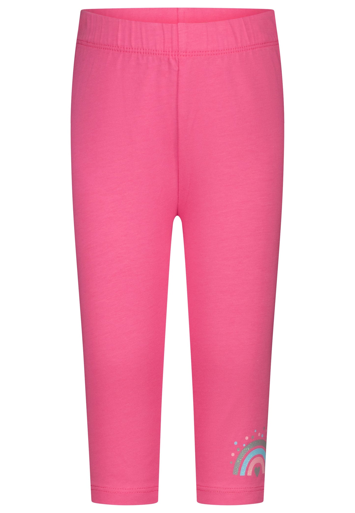 Salt and Pepper Caprilegging Rainbow Herzen magenta