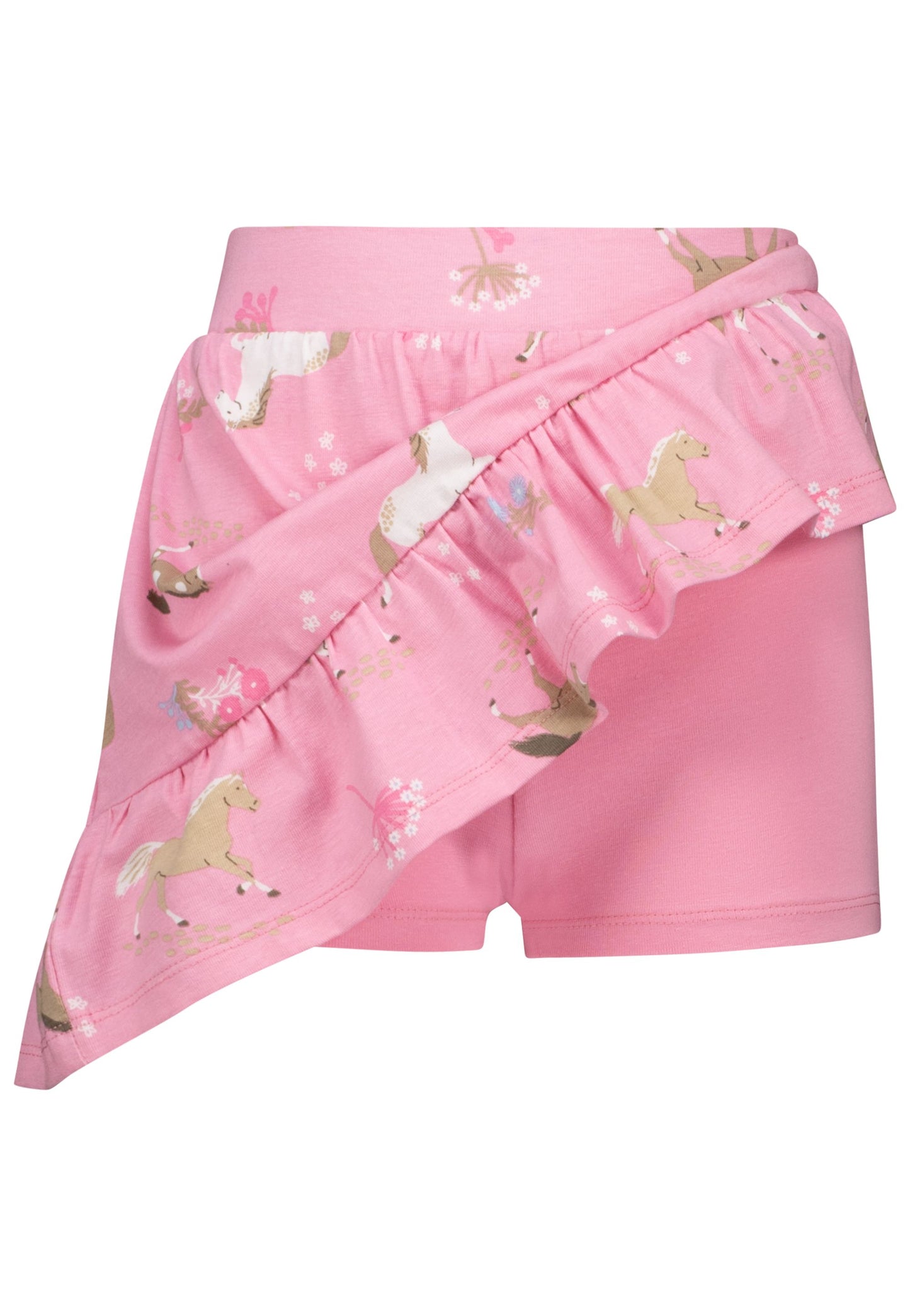 Salt and Pepper Skort (Rockshort) Pferde allover hot rose - Musterteil