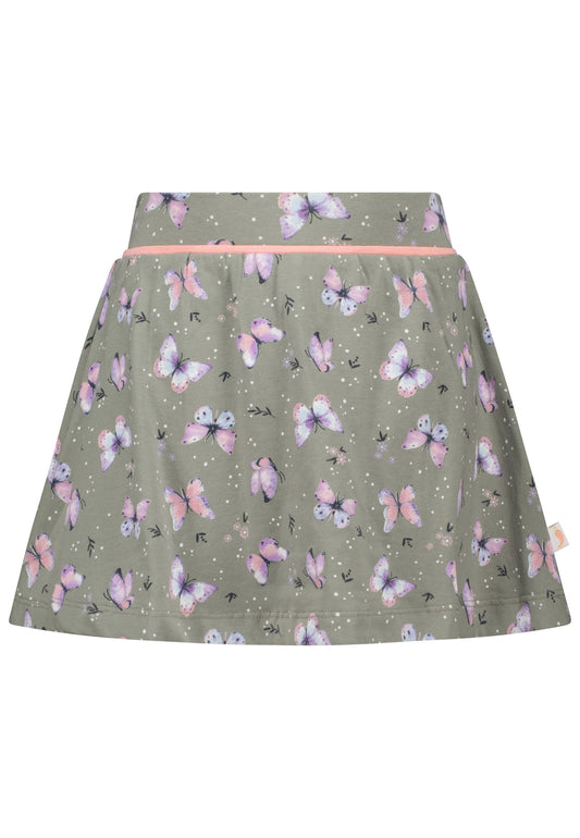 Salt and Pepper Skort (Rockshort) Schmetterlinge light khaki