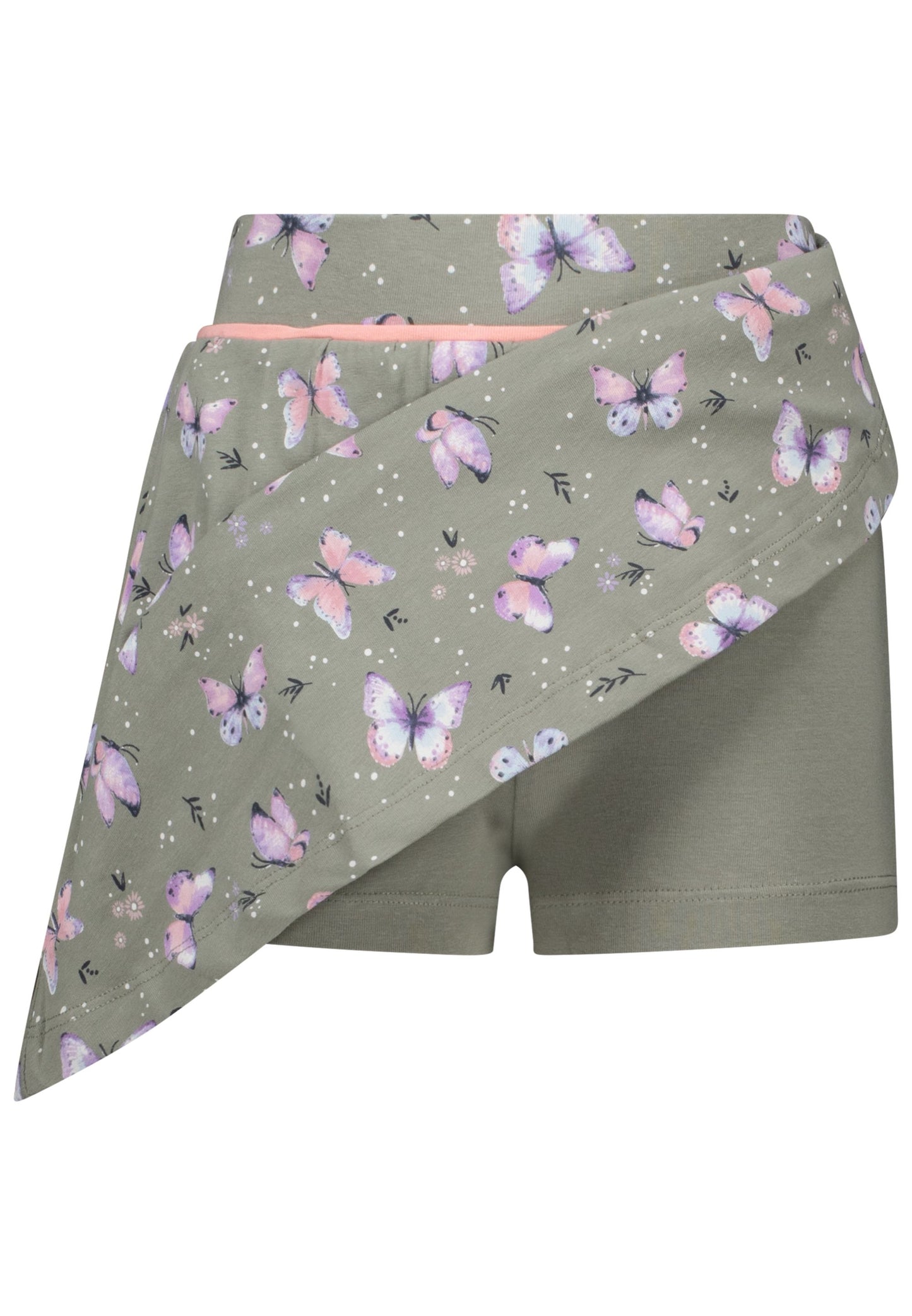 Salt and Pepper Skort (Rockshort) Schmetterlinge light khaki
