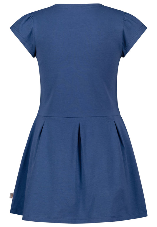 Salt and Pepper T-Shirtkleid Schmetterlinge ink blue