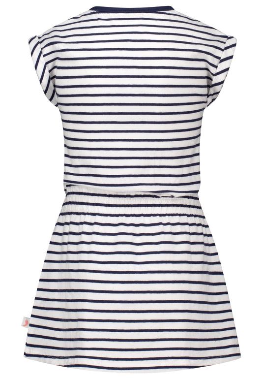 Salt and Pepper T-Shirtkleid Flamingo Streifen true navy