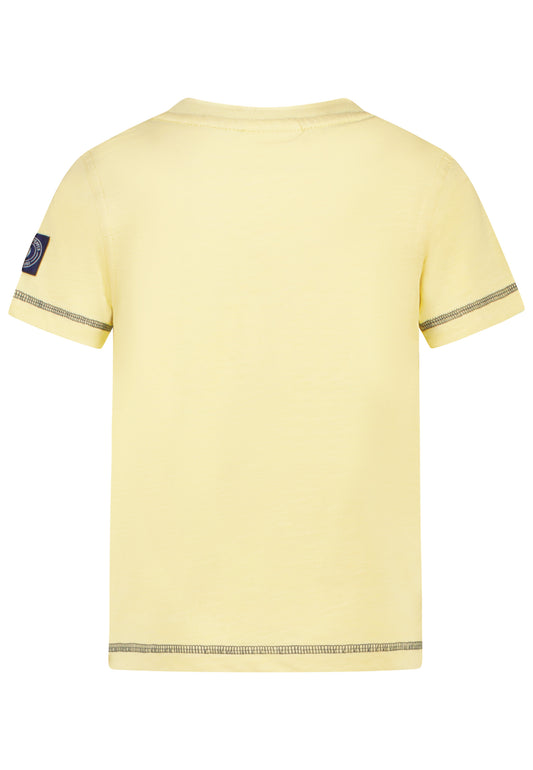 Salt and Pepper T-Shirt Dinosaurier (Motiv leuchtet) light yellow - Musterteil
