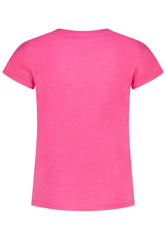 Salt and Pepper T-Shirt Pferd Pailletten shocking pink - Musterteil