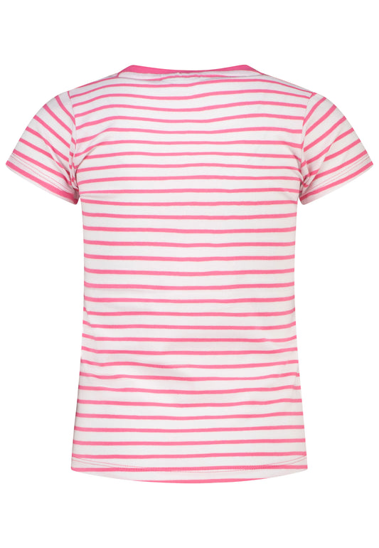 Salt and Pepper T-Shirt Pferde Streifen shocking pink - Musterteil 26
