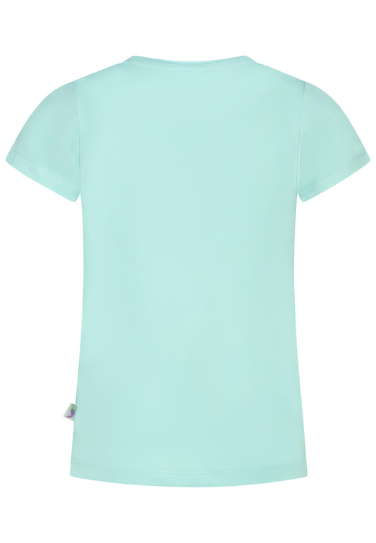 Salt and Pepper T-Shirt Einhorn Glitzer opal green