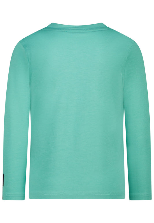 Salt and Pepper Shirt Big Tractor jungle green - Musterteil