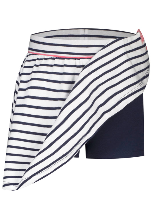 Salt and Pepper Skort (Rockshort) Muscheln Streifen true navy - Musterteil