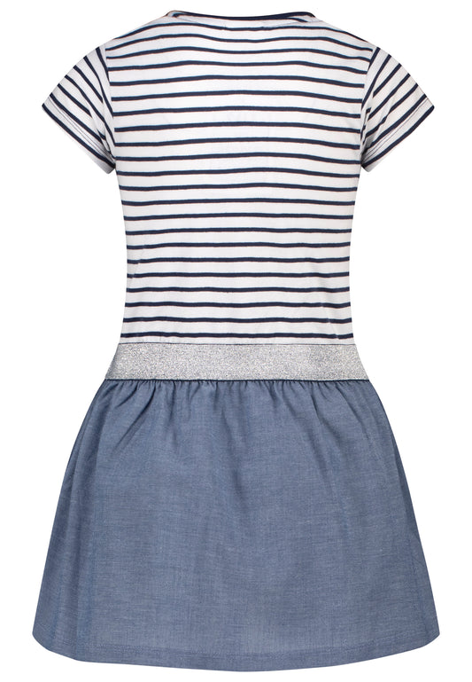 Salt and Pepper Shirtkleid Pferd Jeansrock true navy - Musterteil