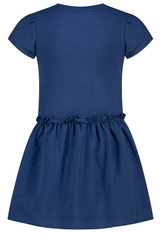 Salt and Pepper Shirtkleid Vogel Kolibri ink blue - Musterteil