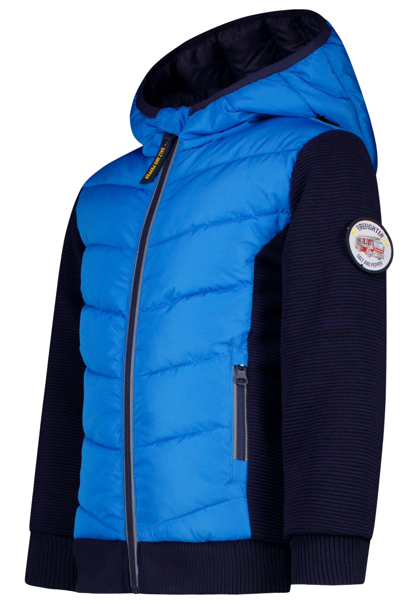 Salt and Pepper Hybridjacke union blue