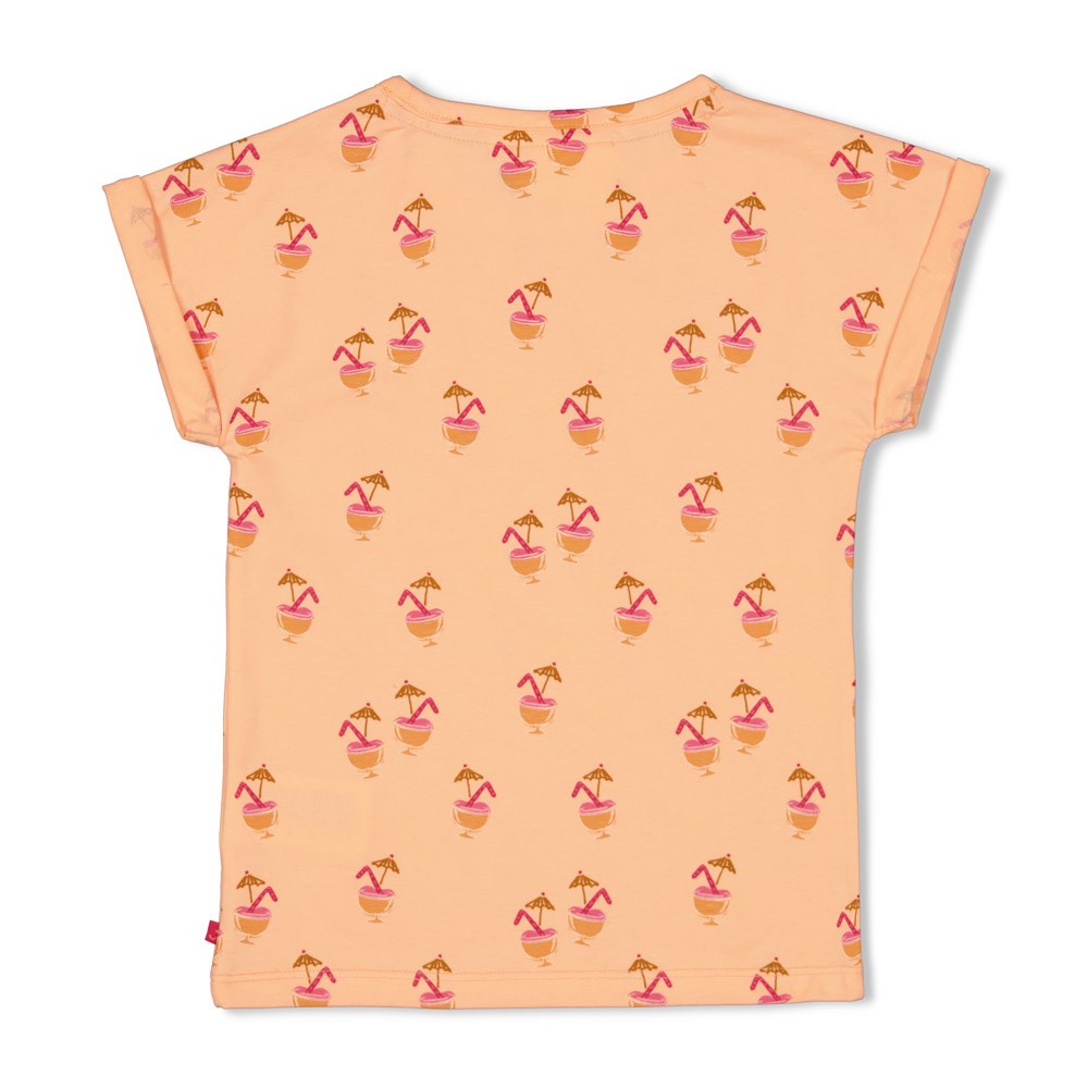 JUBEL T-Shirt Samba Shake allover neon orange