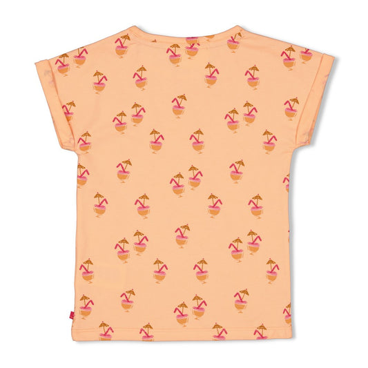 JUBEL T-Shirt Samba Shake allover neon orange