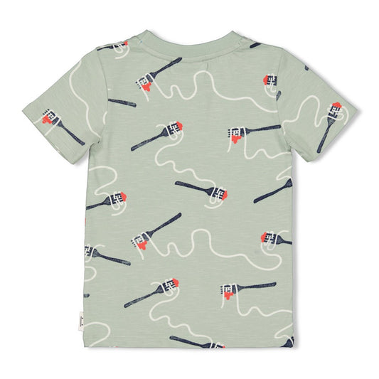 STURDY T-Shirt The Good Life allover minze