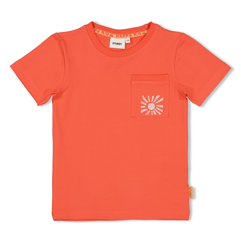 STURDY T-Shirt Happy Rio koralle