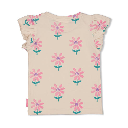 JUBEL T-Shirt Rolling into spring allover natur