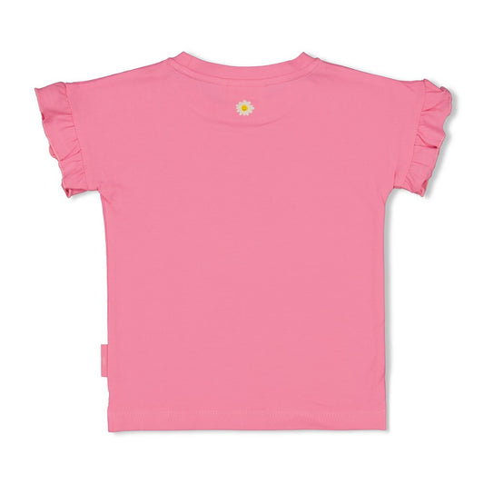 JUBEL T-Shirt Rolling into spring pink