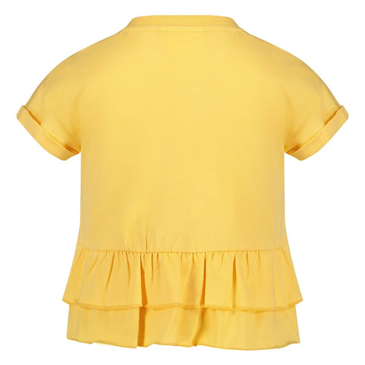 JUBEL T-Shirt Lazy Lagoon Rüschen gelb