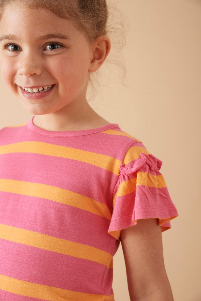 JUBEL T-Shirt Samba Shake Streifen rosa